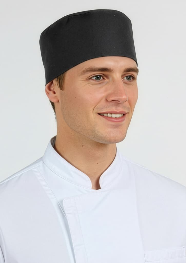 Mesh Flat Top Hat — Black