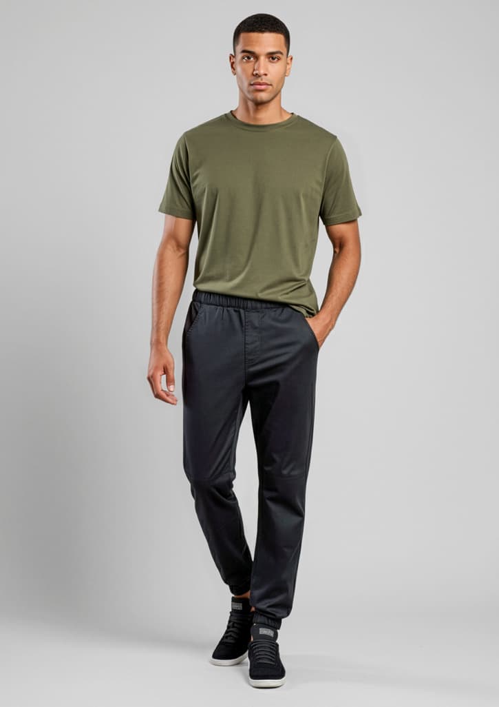 Cajun Mens Chef Jogger Pant — Black