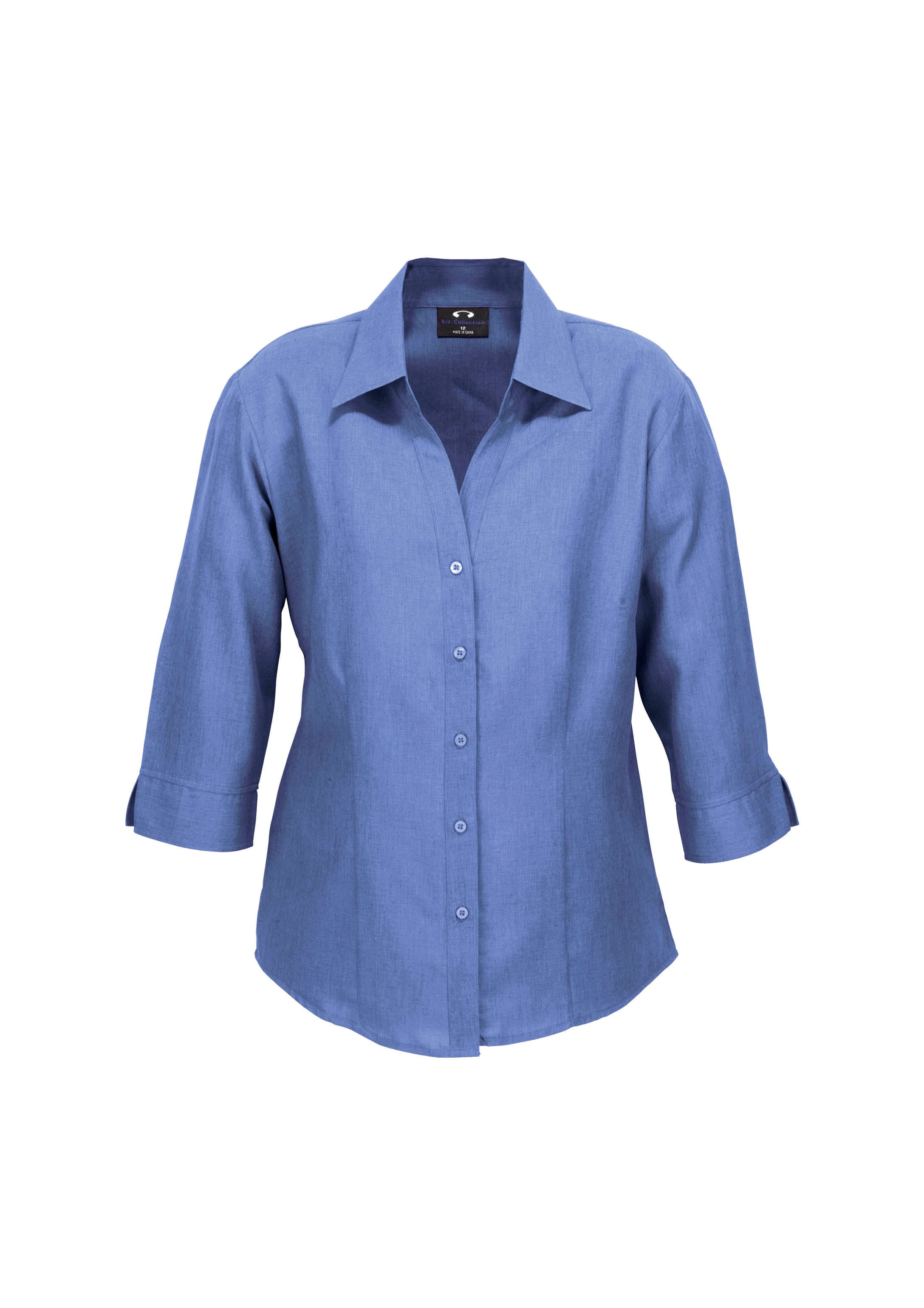Biz Collection Oasis Womens 3/4 Sleeve Shirt