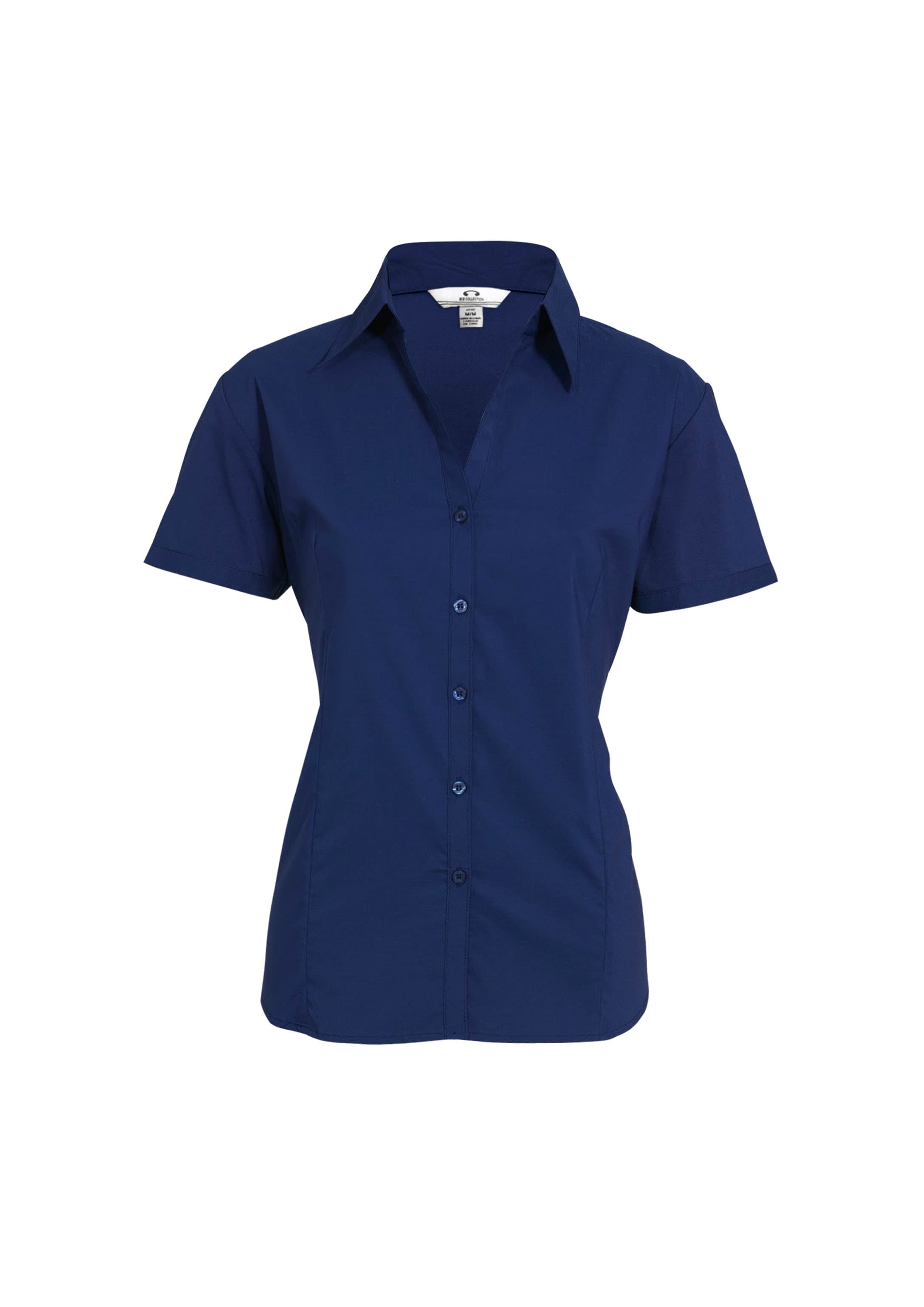Biz Collection Metro Womens Short Sleeve Shirt