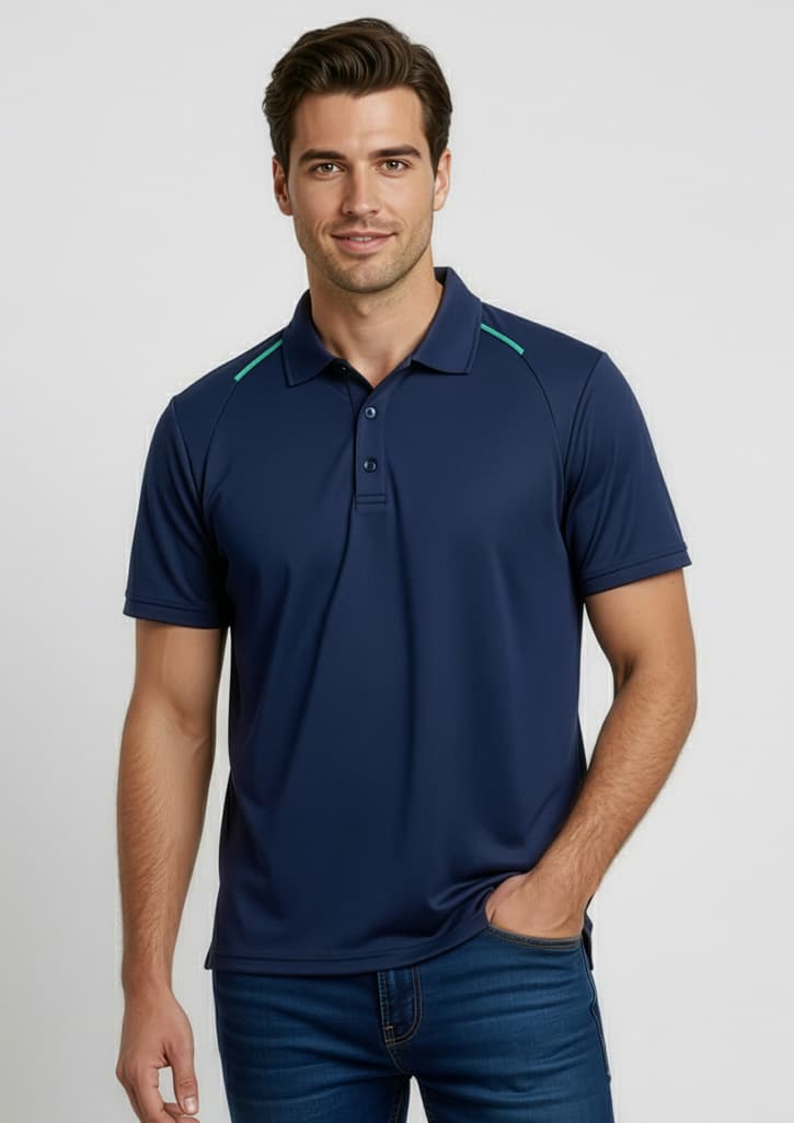 Biz Collection Academy Mens Short Sleeve Polo