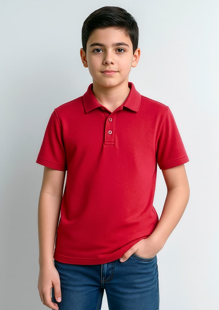 Biz Collection Action Kids Short Sleeve Polo