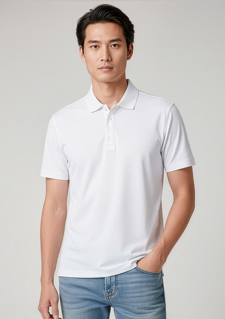 Biz Collection Action Mens Short Sleeve Polo