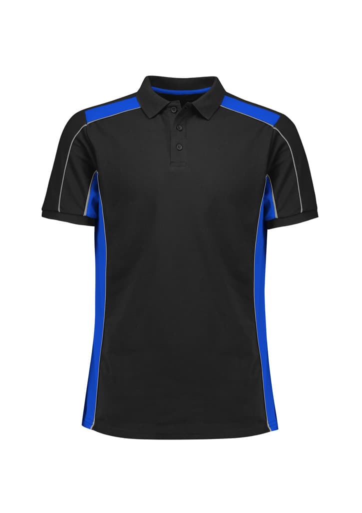 Biz Collection Grid Unisex Short Sleeve Polo