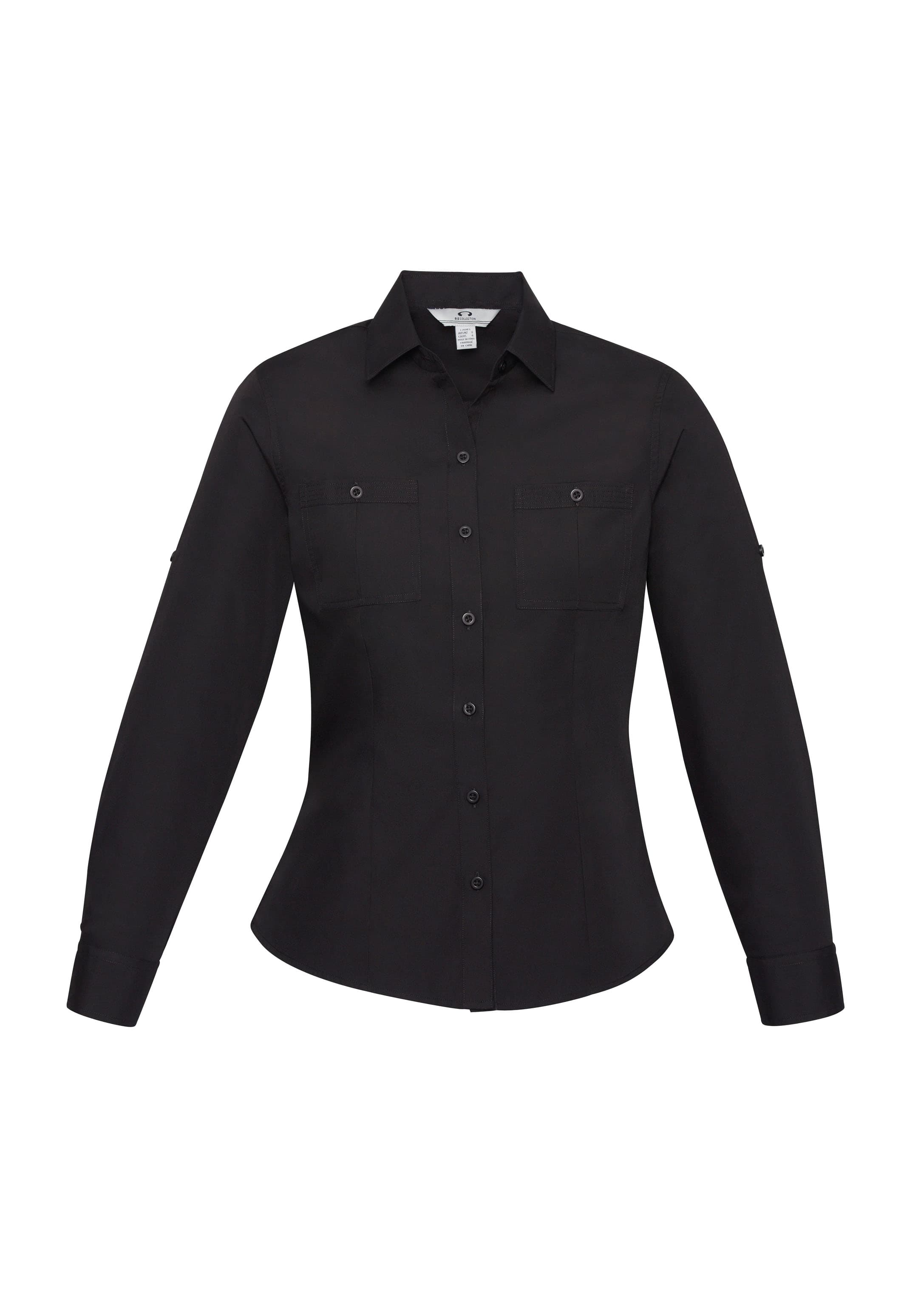 Bondi Womens Long Sleeve Shirt — Black