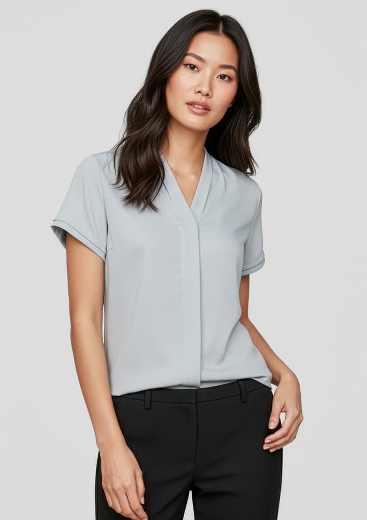 Biz Collection Madison Womens Short Sleeve Shirt