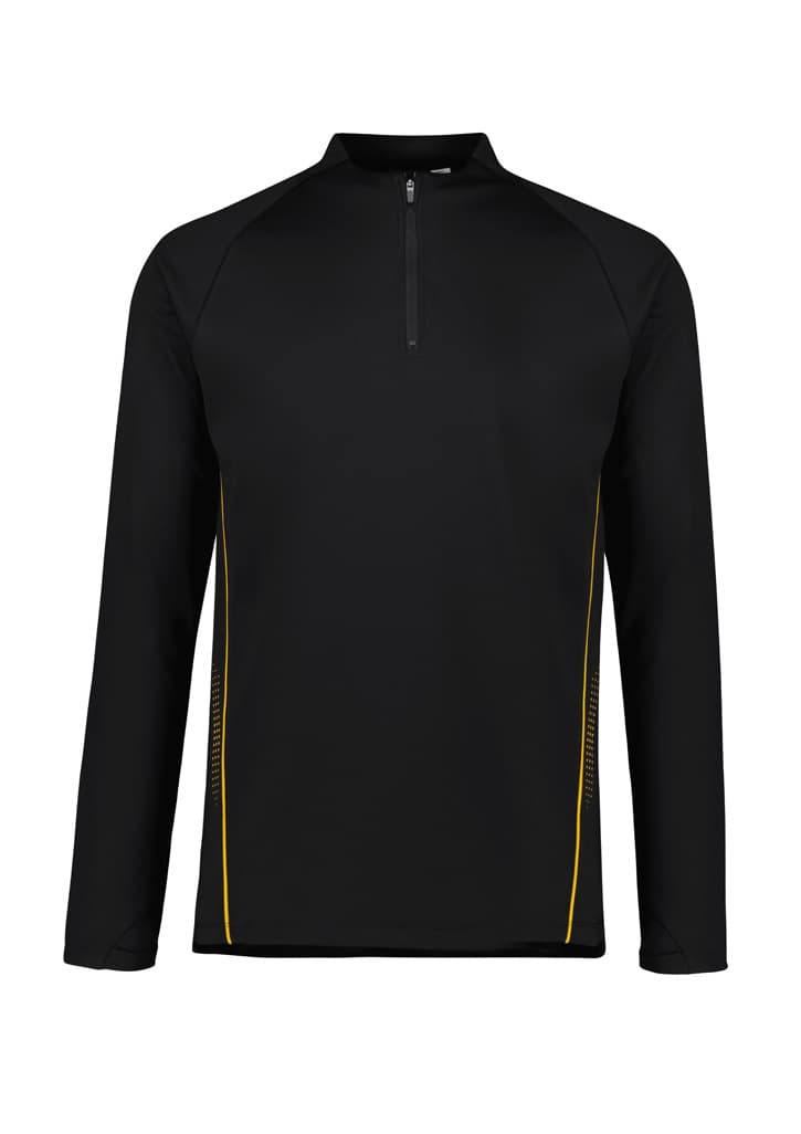 Balance Unisex Mid Layer Top — Black/Gold