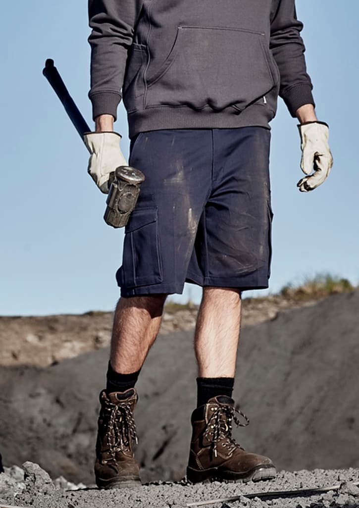 Mens Basic Cargo Short — Navy