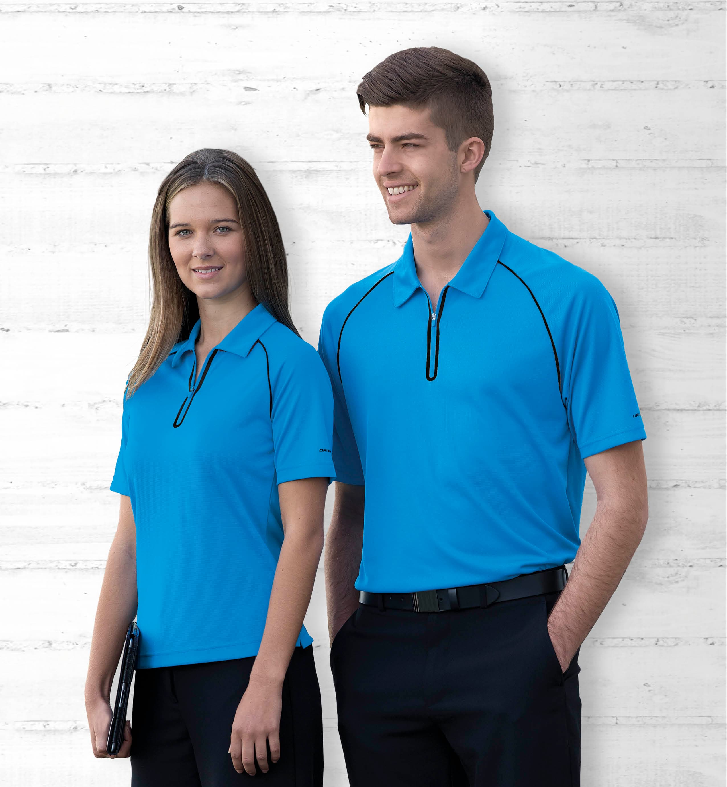 Dri Gear Dimension Polo - Womens — Black/Aluminium