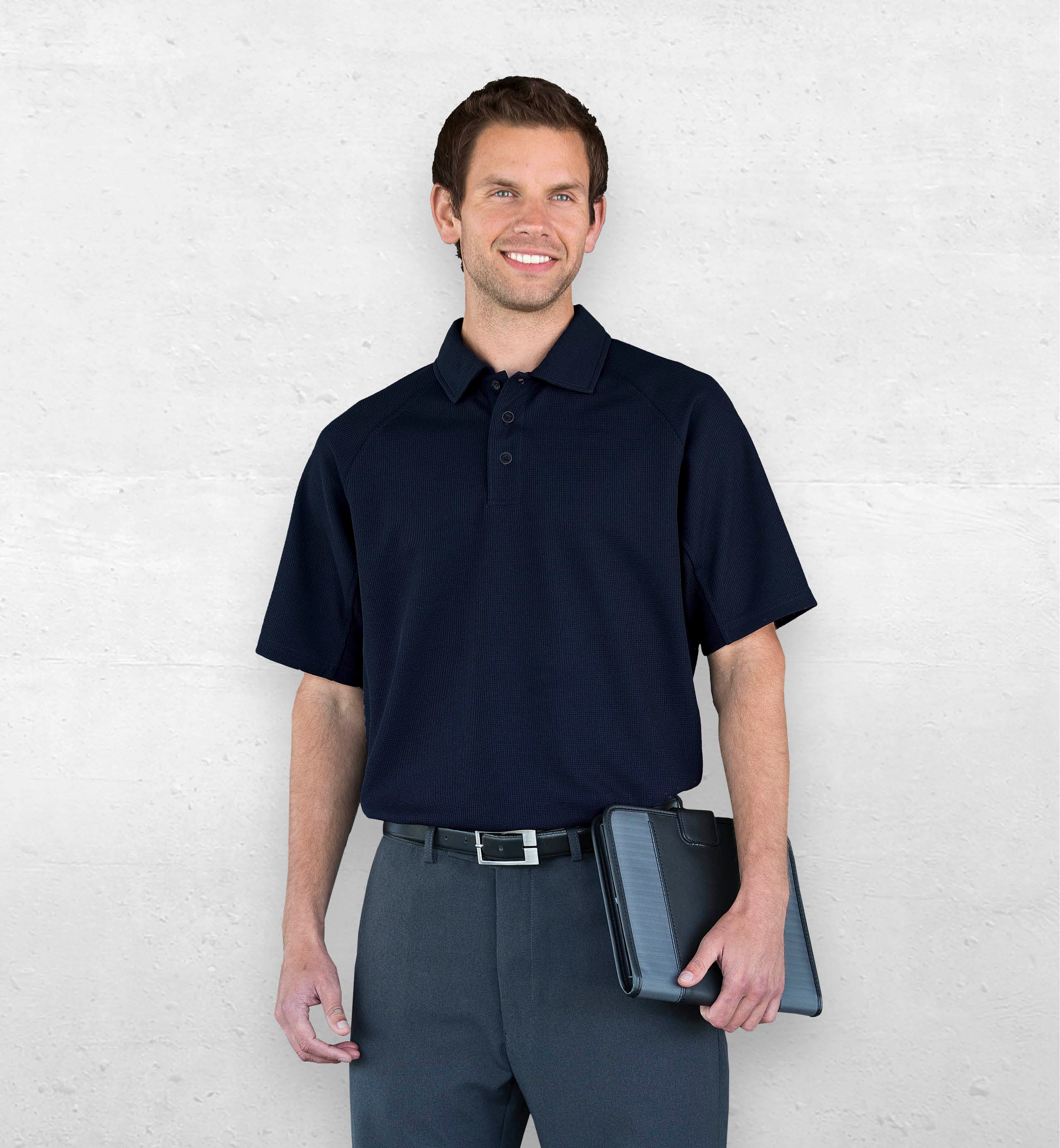 Dri Gear Summit Coolmax Polo — Black