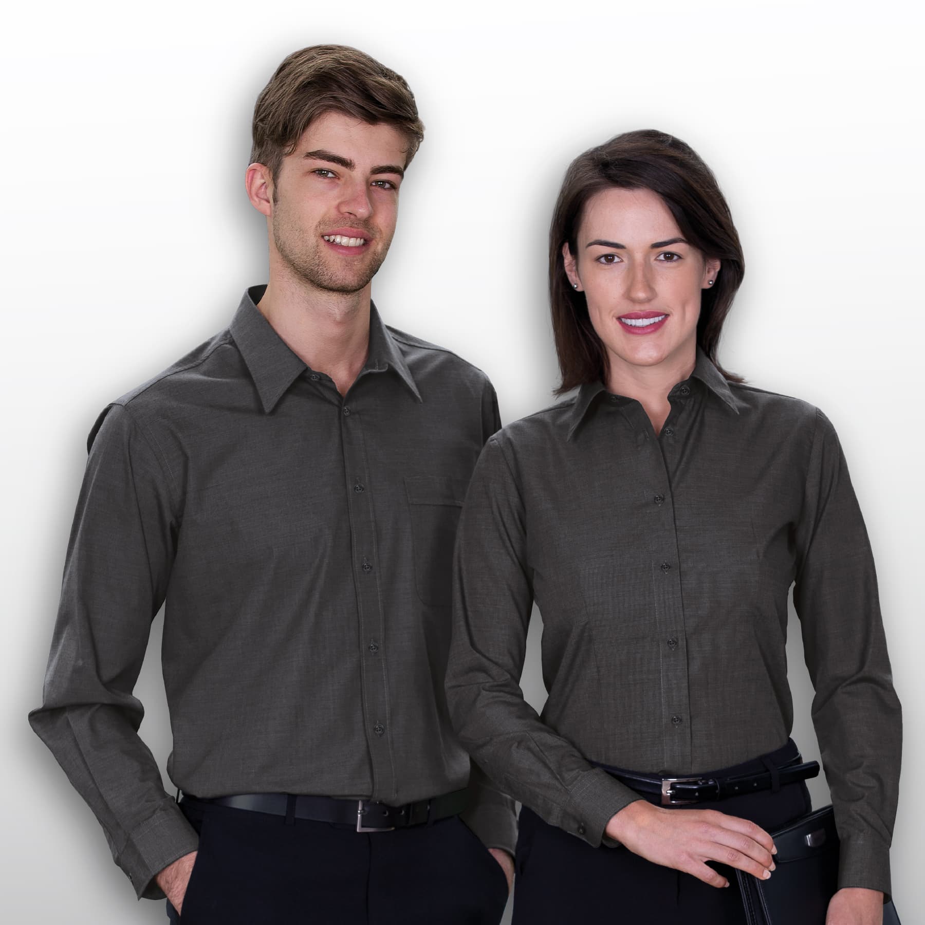 The End on End Shirt - Mens — Charcoal