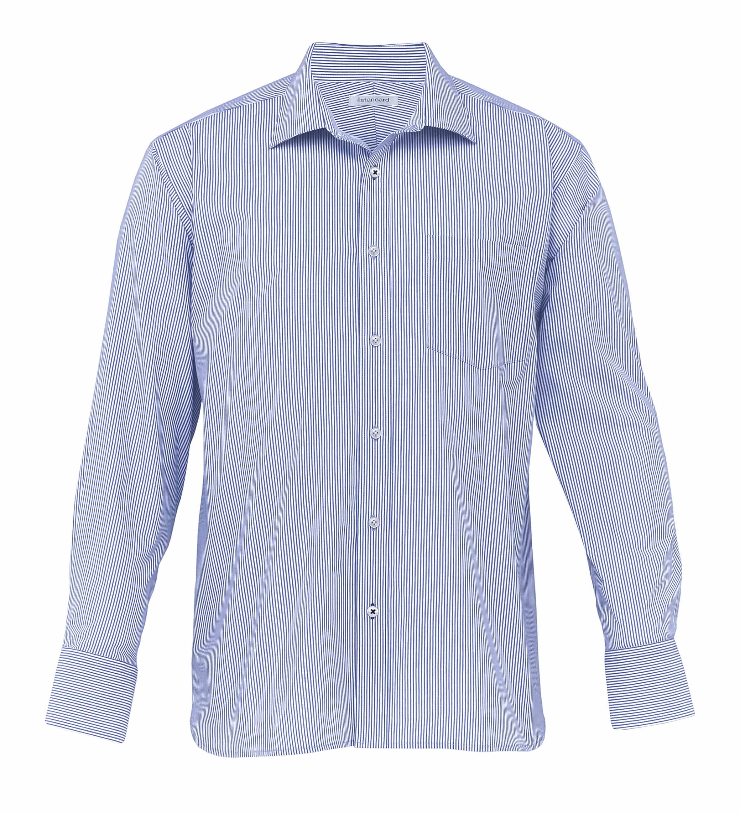 The Yale Stripe Shirt - Mens — Blue/White