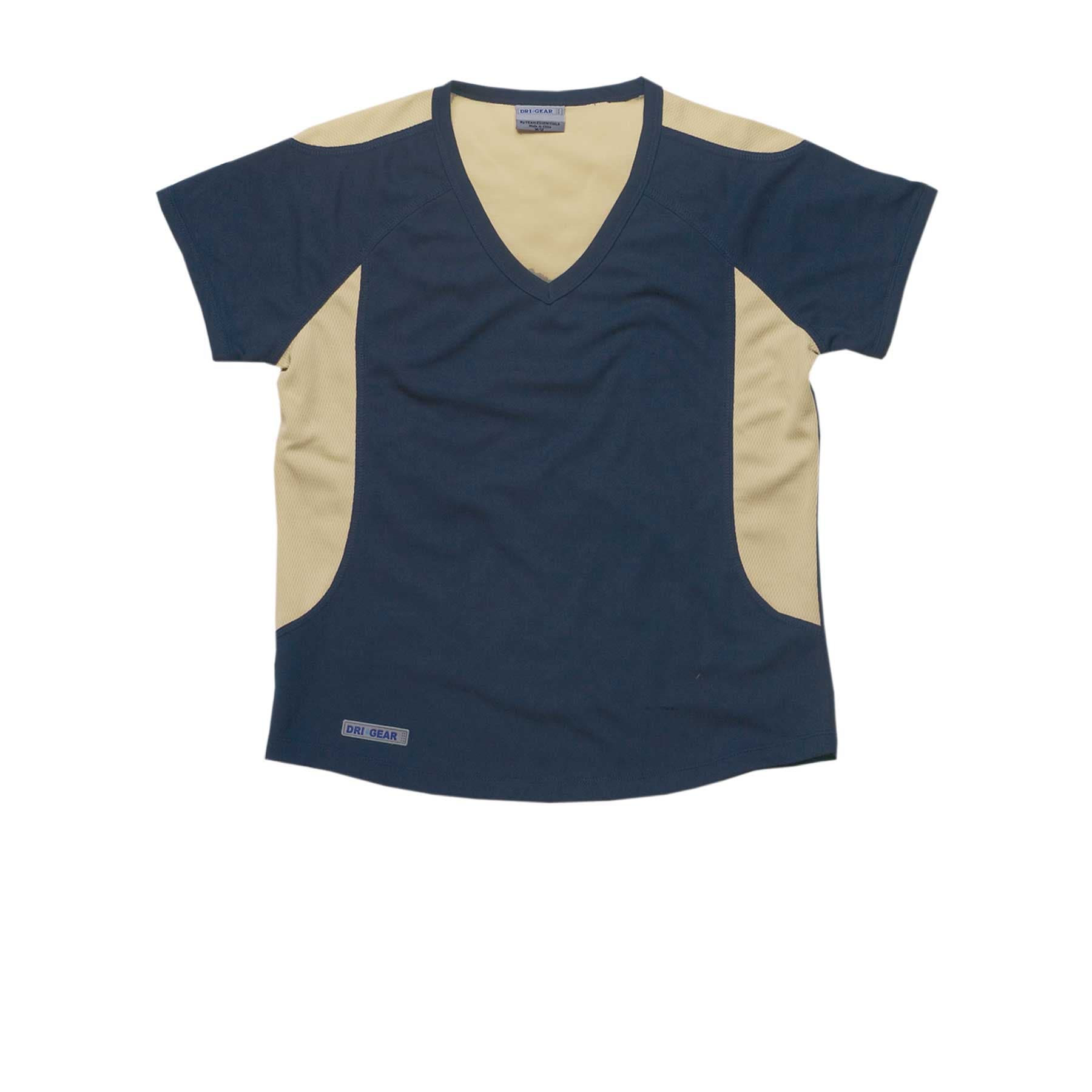Dri Gear Adventure Tee – Womens — Aluminium/Red
