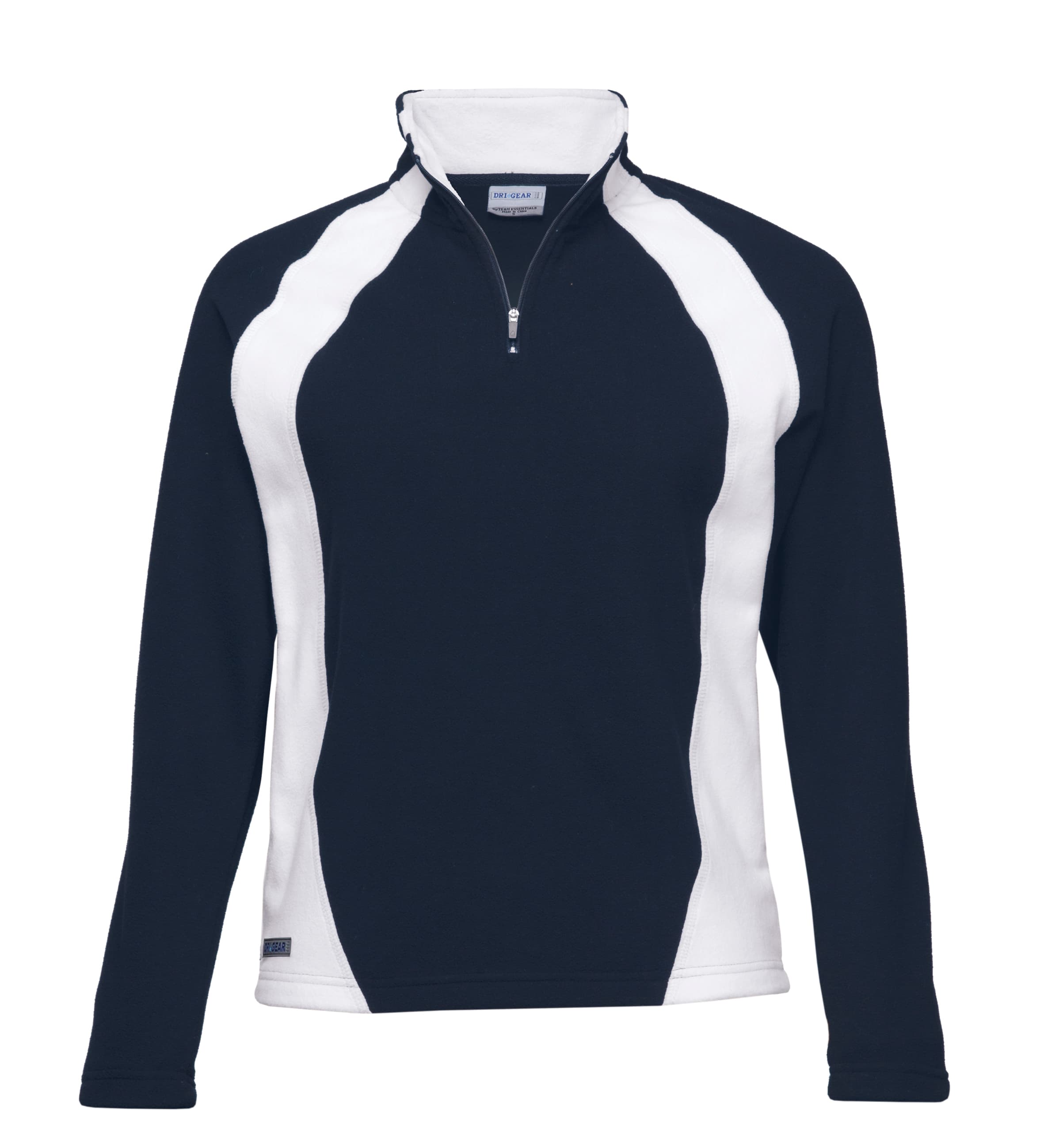 Dri Gear Womens Active Microfleece — Black/White