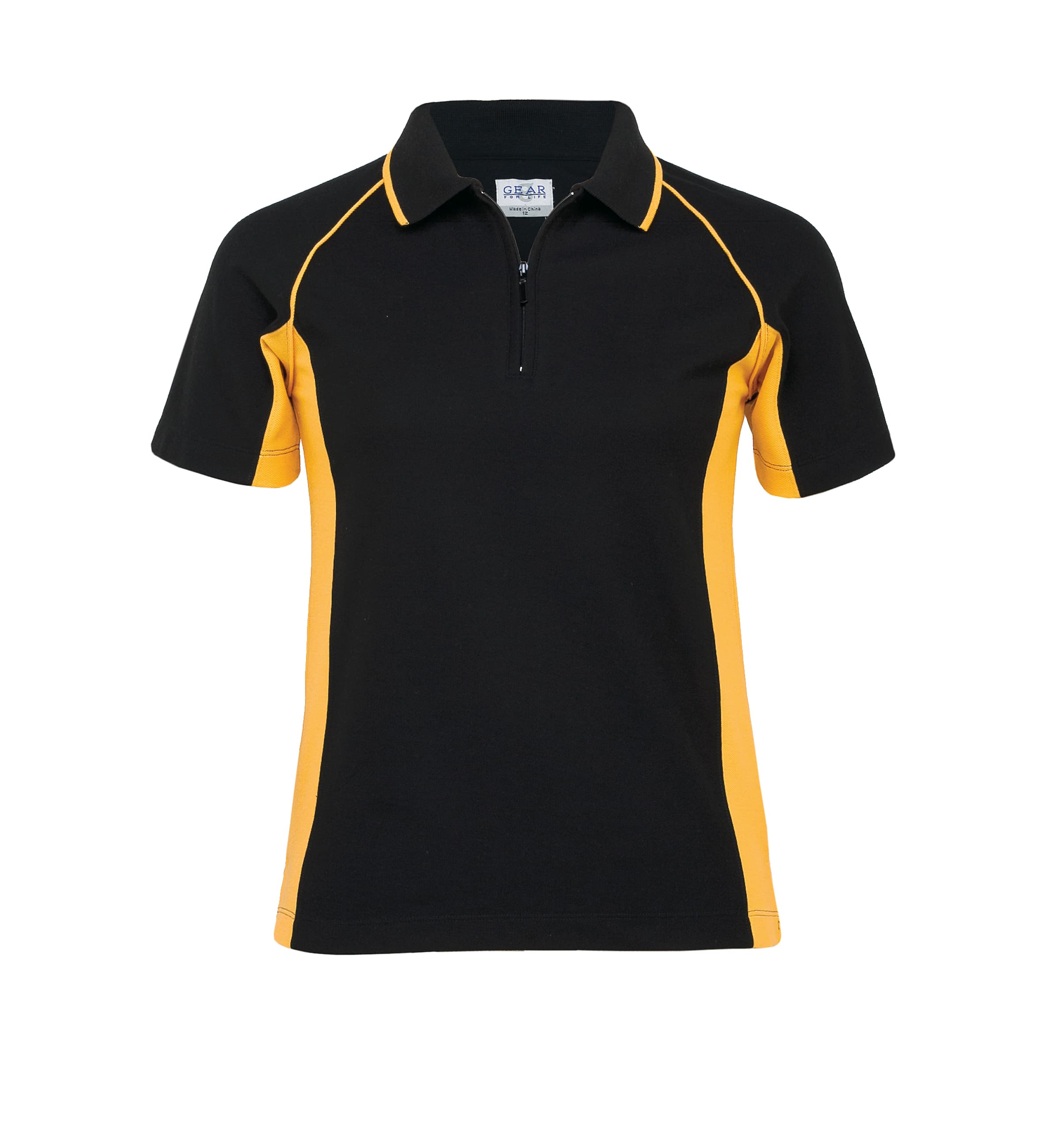 Eclipse Polo - Womens — Black/Gold