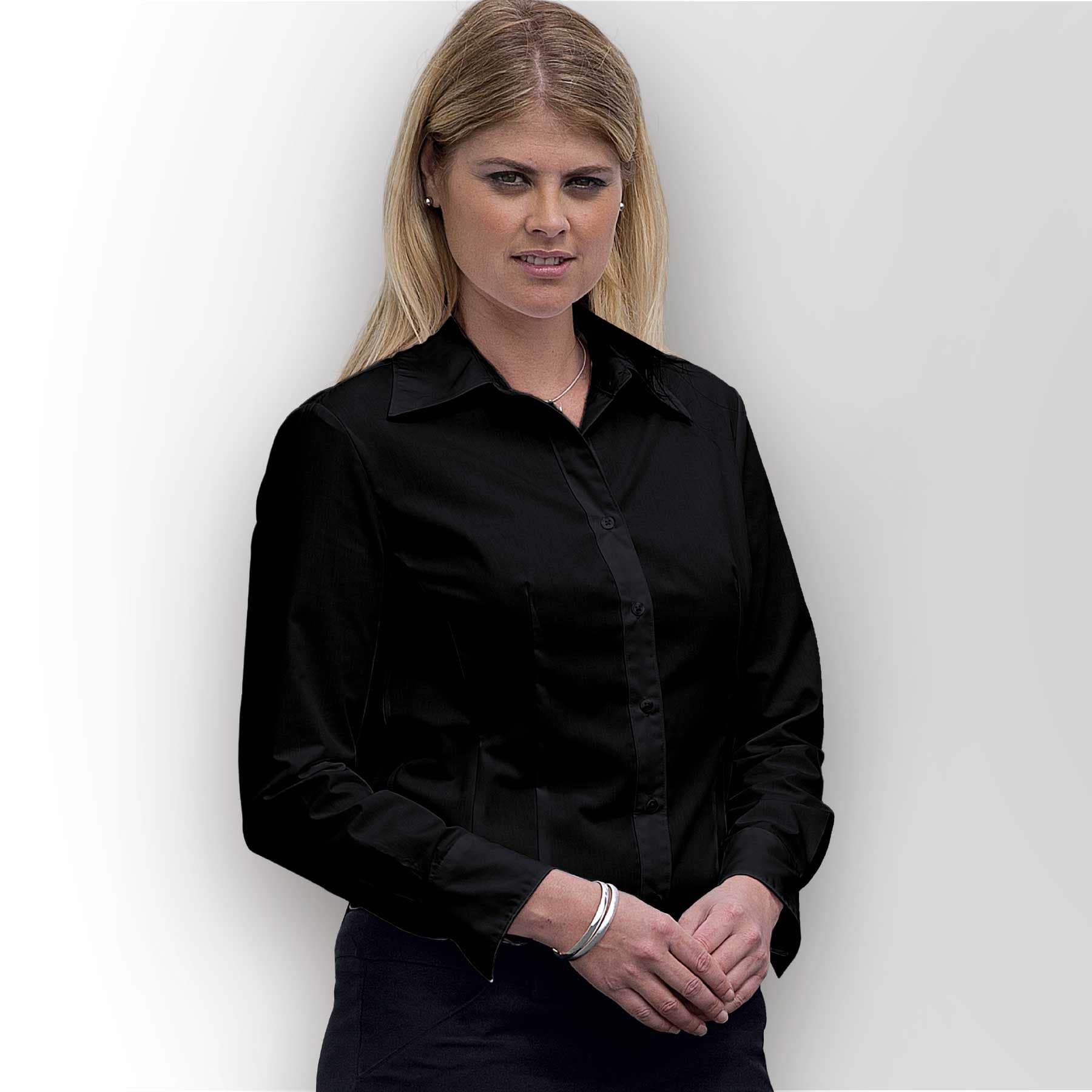 The Traveller Shirt - Womens — Black