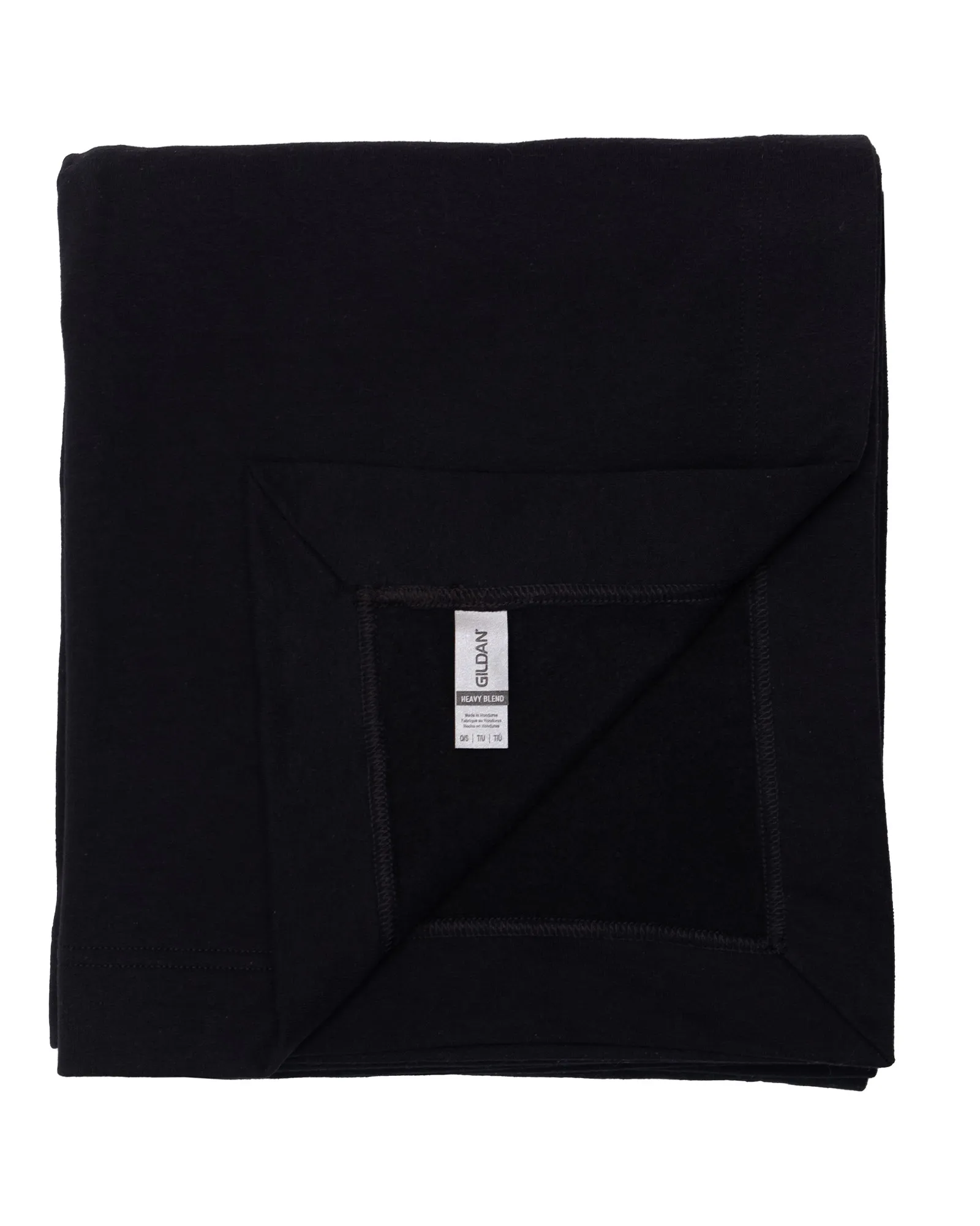 18900 Gildan Heavy Blend Stadium Blanket — Black