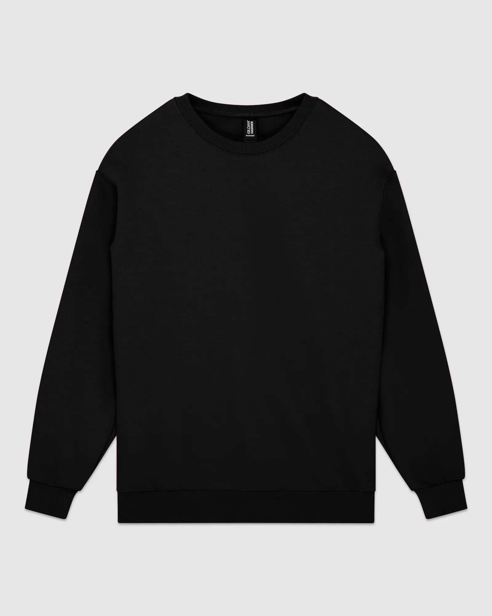 19000 Gildan Hammer Heavyweight Adult Crewneck — Black