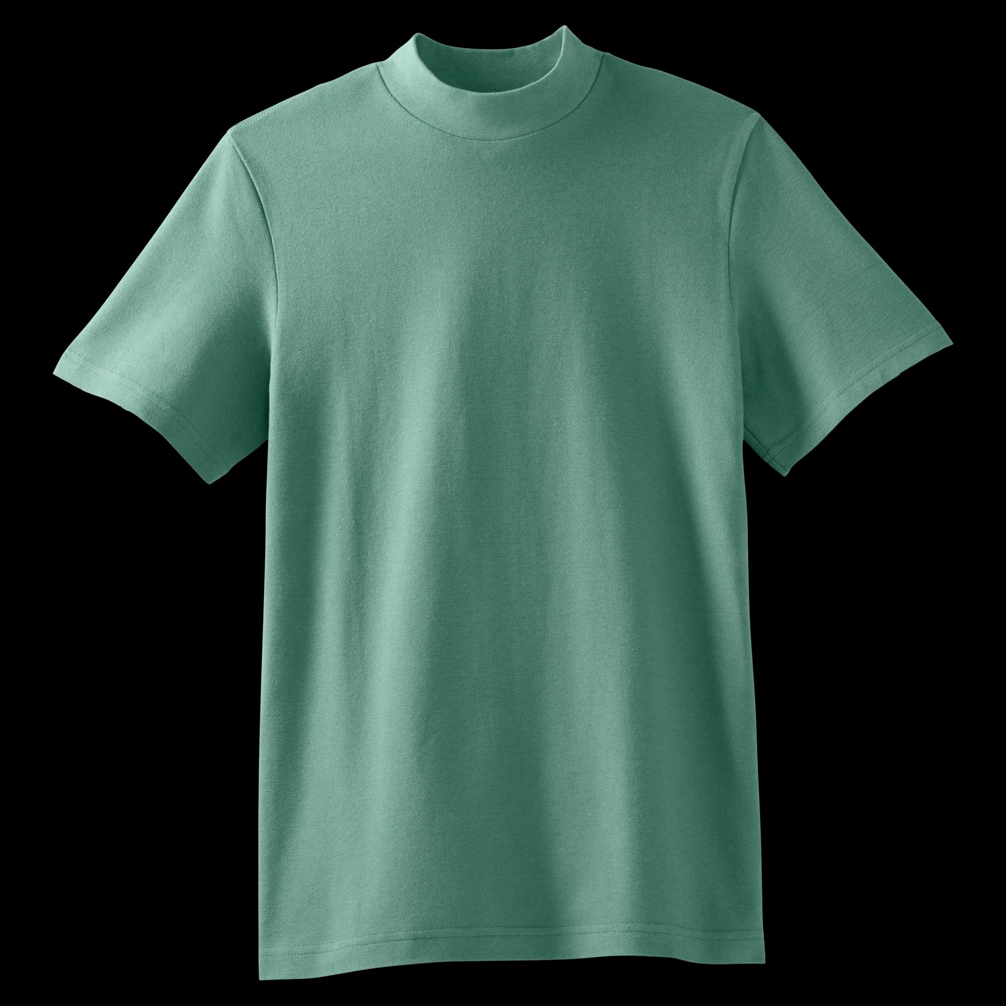 1PQ American Apparel Unisex Pique Mockneck — Arctic