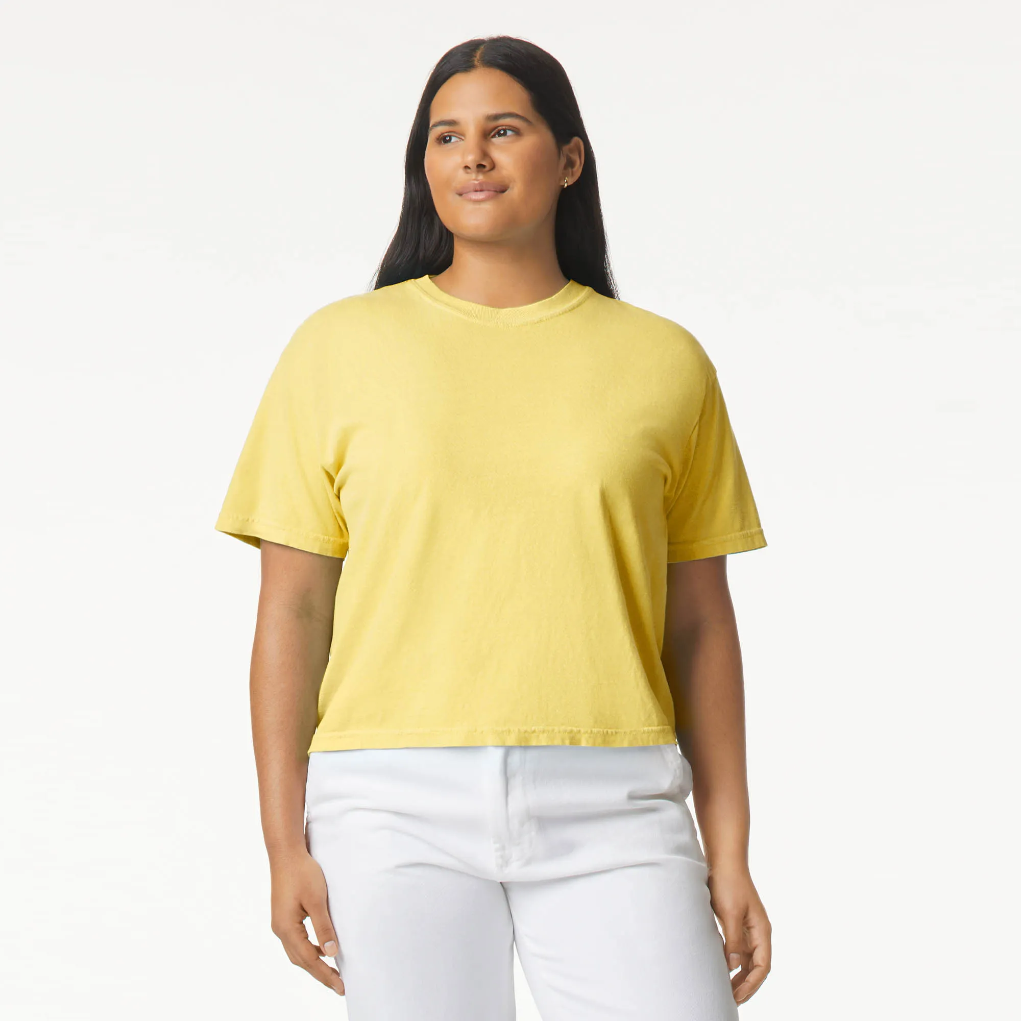 3023CL Comfort Colors Women's Heavyweight Boxy T-shirt — Butter
