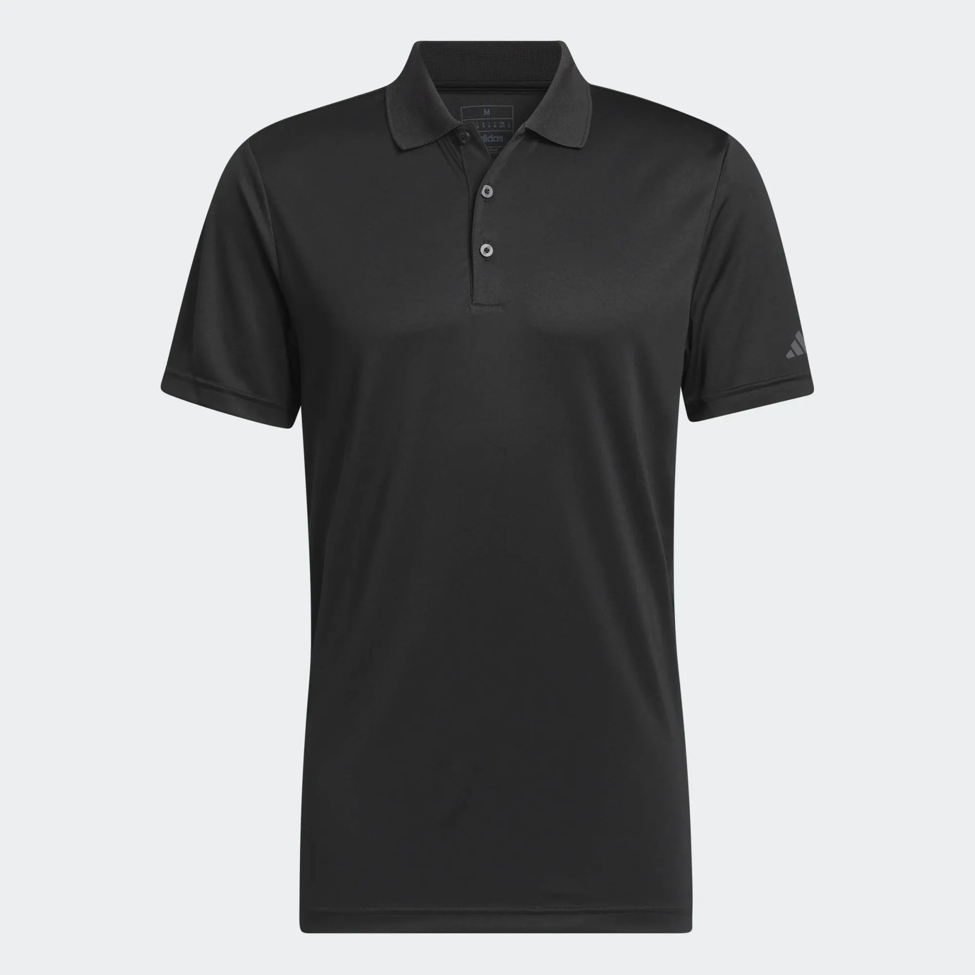 Adidas Mens Recycled Performance Polo Shirt — Black