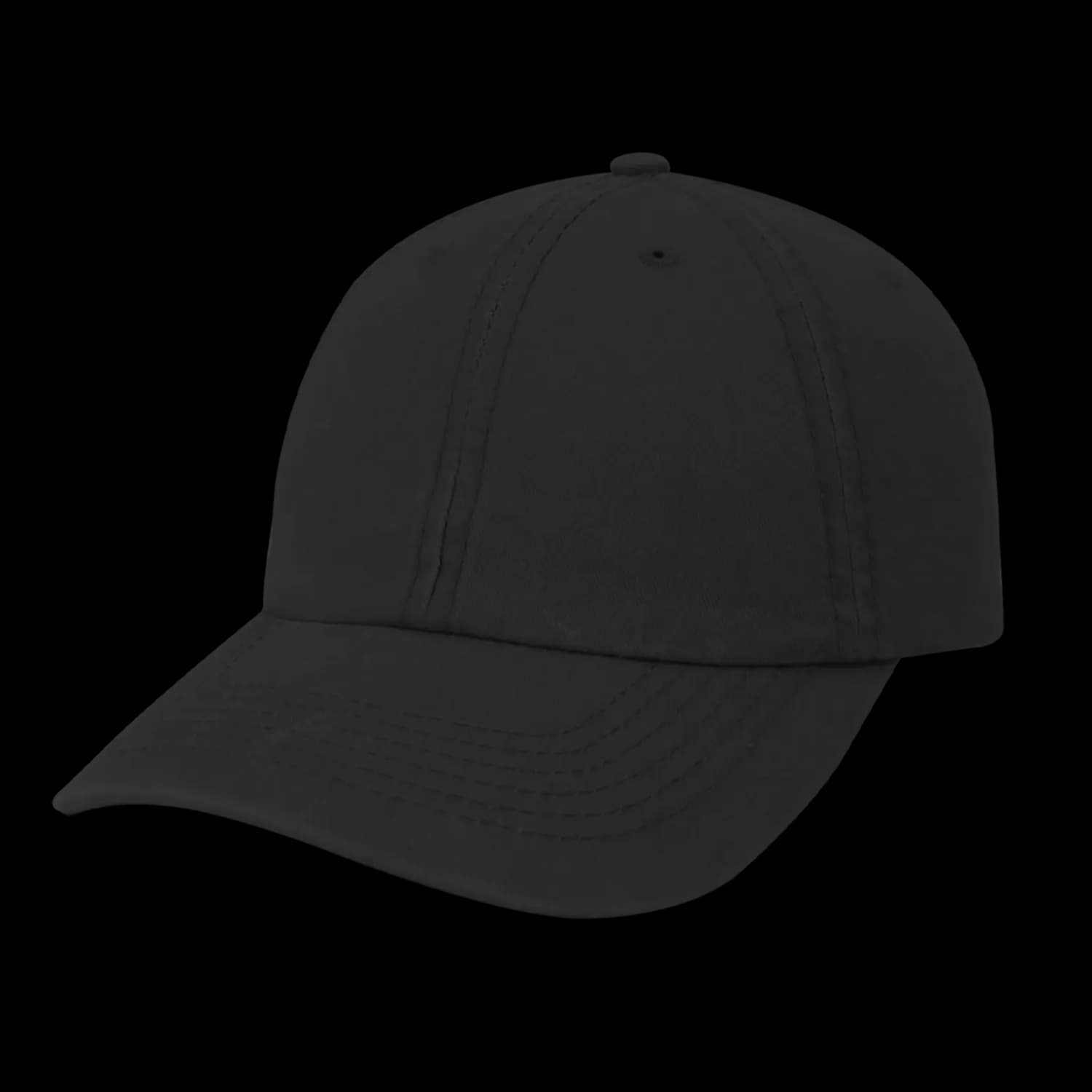 C10606 Headwear24 Max Wash Cap — Black