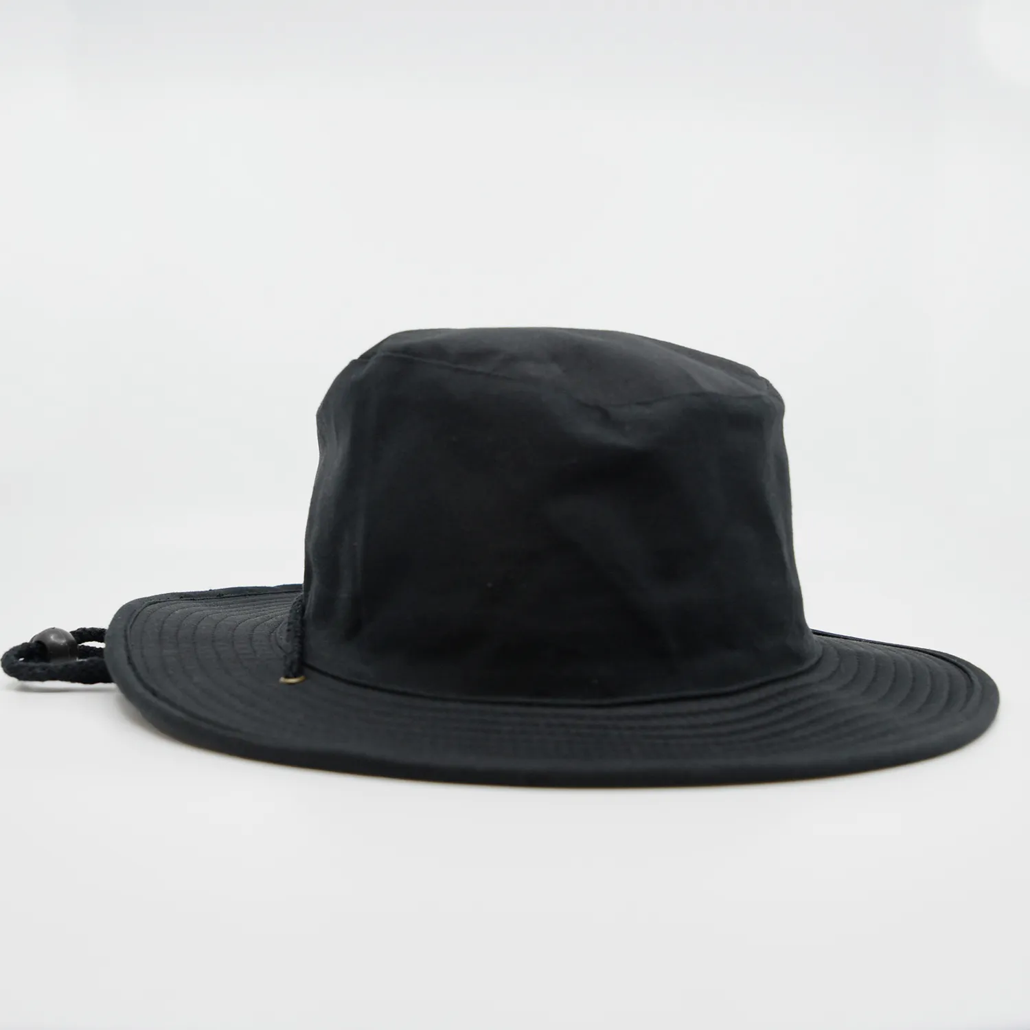 S6048 Headwear24 Safari Wide Brim Hat — Black
