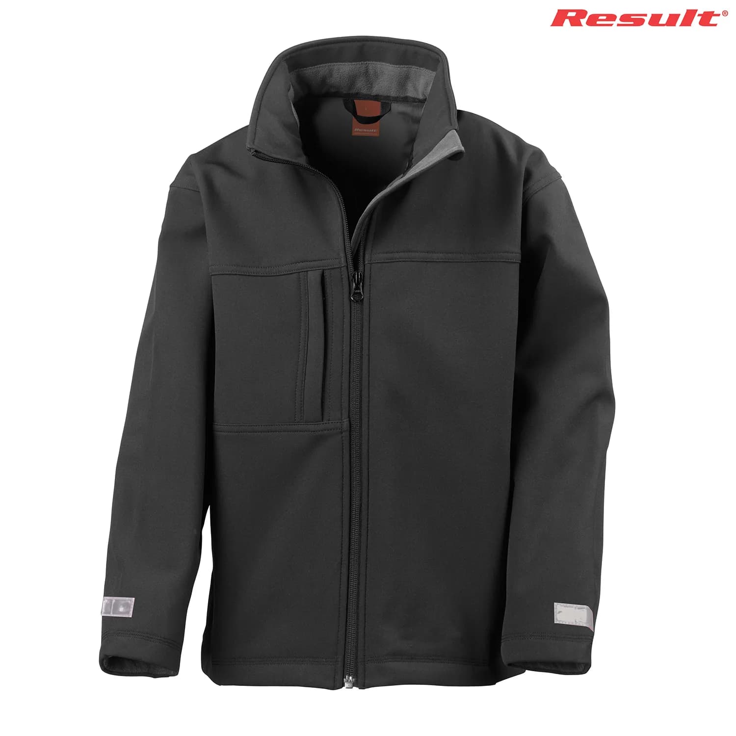 R121B Result Youth Classic Softshell Jacket — Black