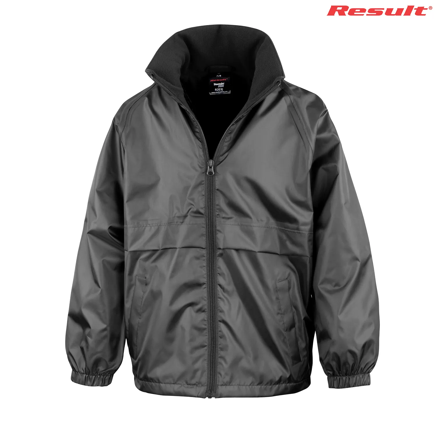 R203B Result Youth Core Dri-Warm & Lite Jacket — Black
