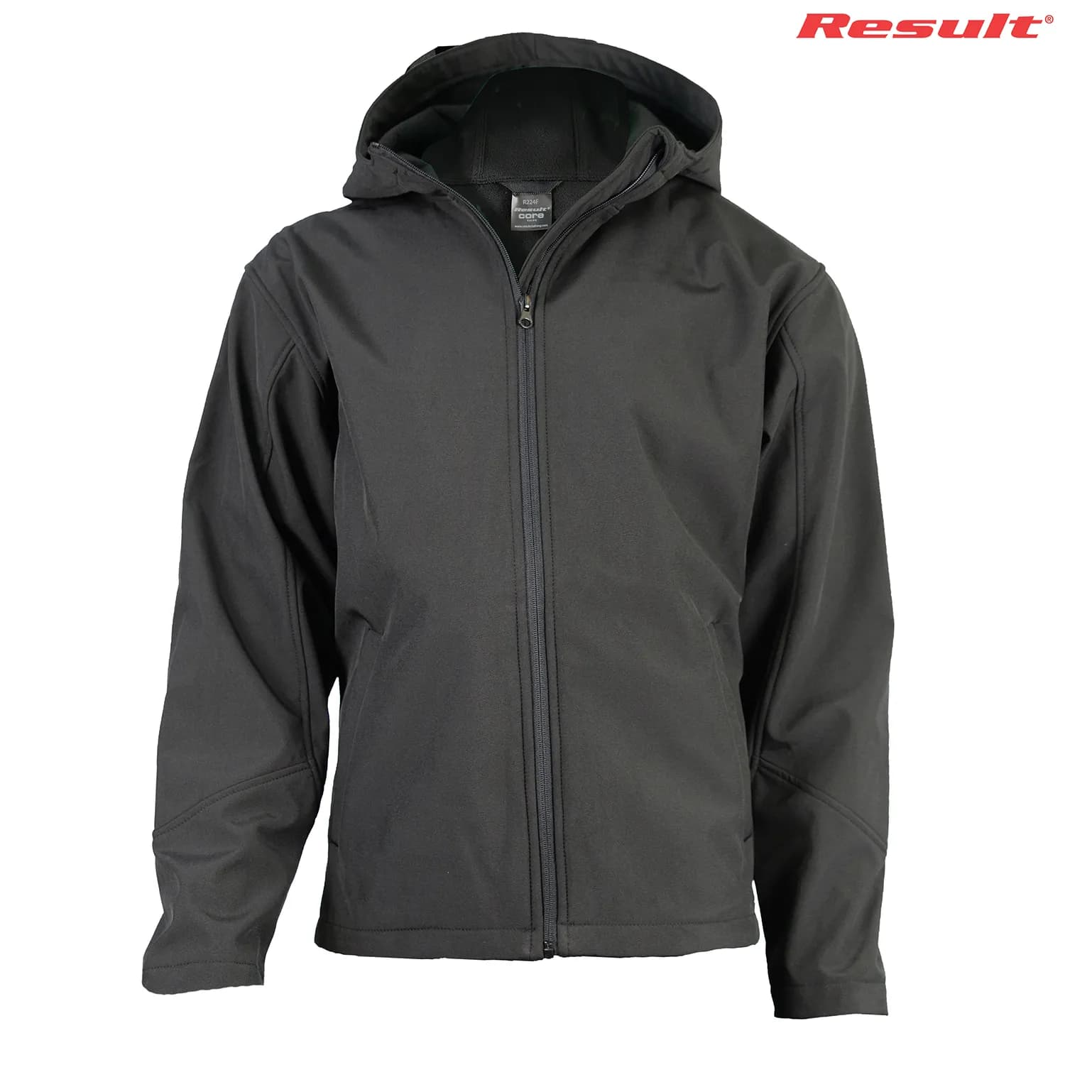 R224M Result Adult TX Performance Softshell Jacket — Black