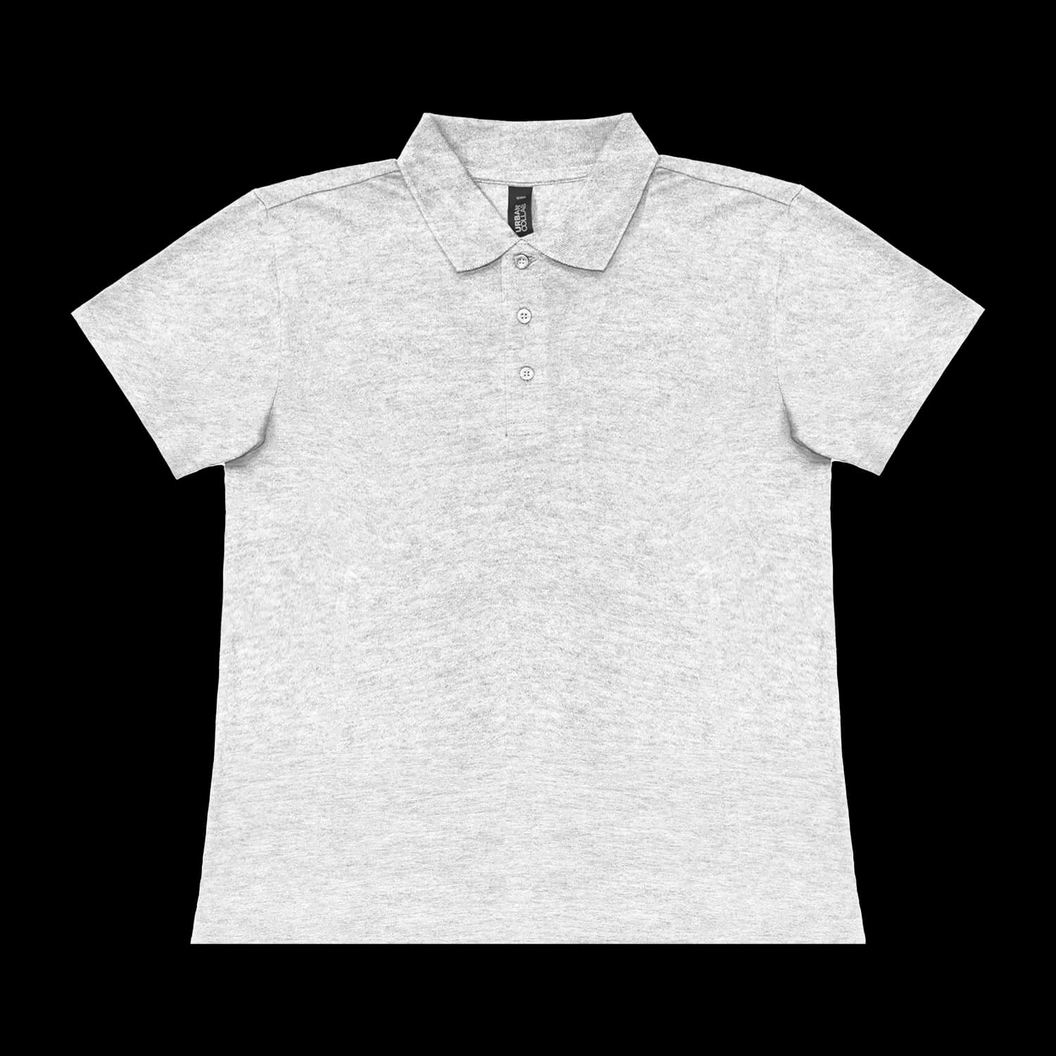 UCP220L Urban Collab Pique Ladies Polo — Heather Grey