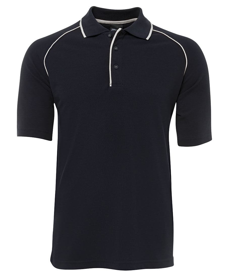 JB's RAGLAN POLO — Navy/White