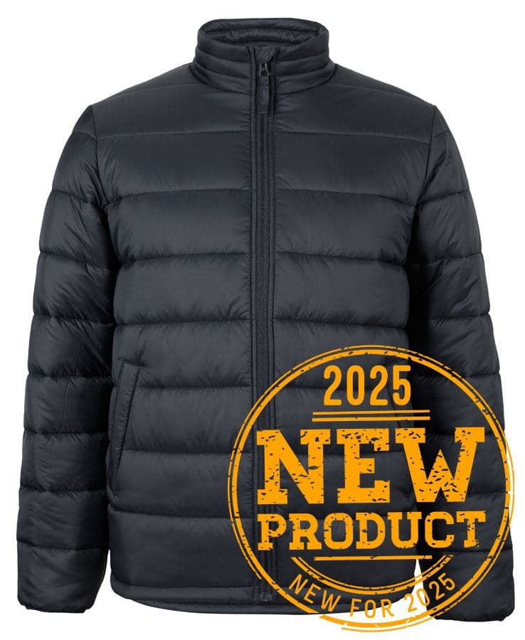 JB's URBAN PUFFER JACKET — Black