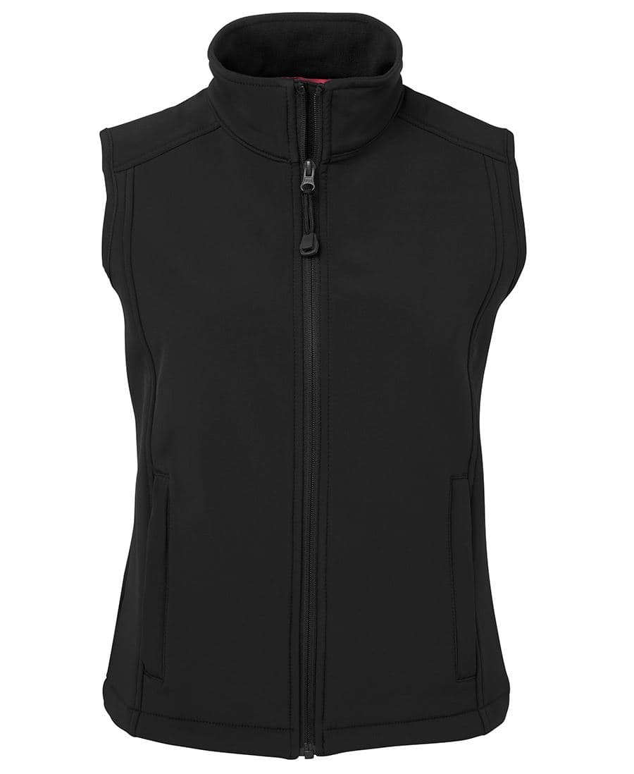 JB's LADIES LAYER (SOFTSHELL) VEST — Black