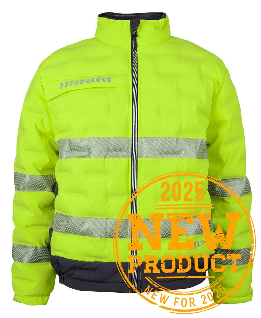 JB's HV (D+N) GRAPHENE PUFFER JACKET LIME/CHARCOAL-XS — Lime/Charcoal