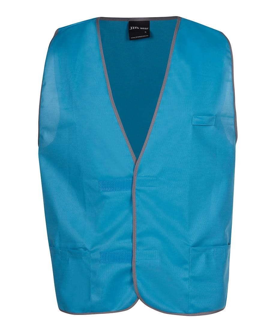 JB's COLOURED TRICOT VEST BLACK -S — Aqua