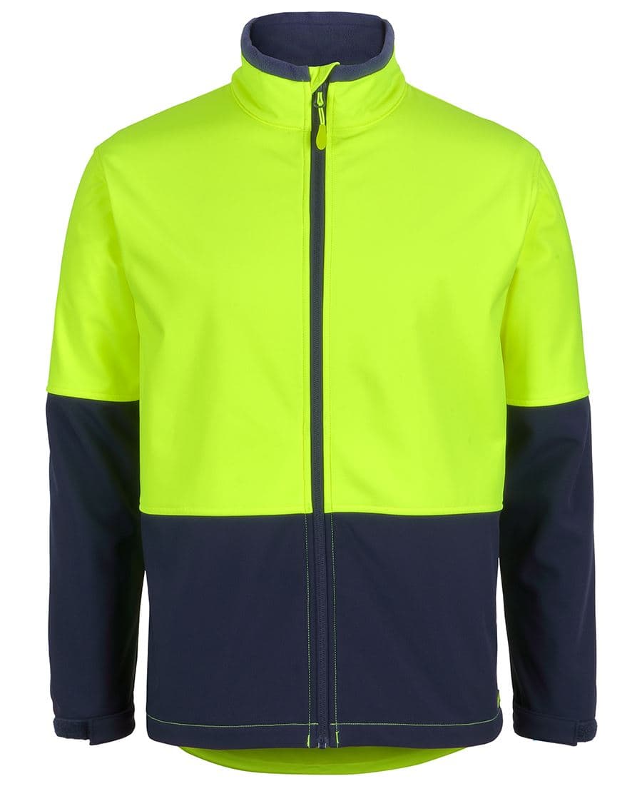 JB's HV THREE LAYER SOFTSHELL JACKET — Lime/Navy