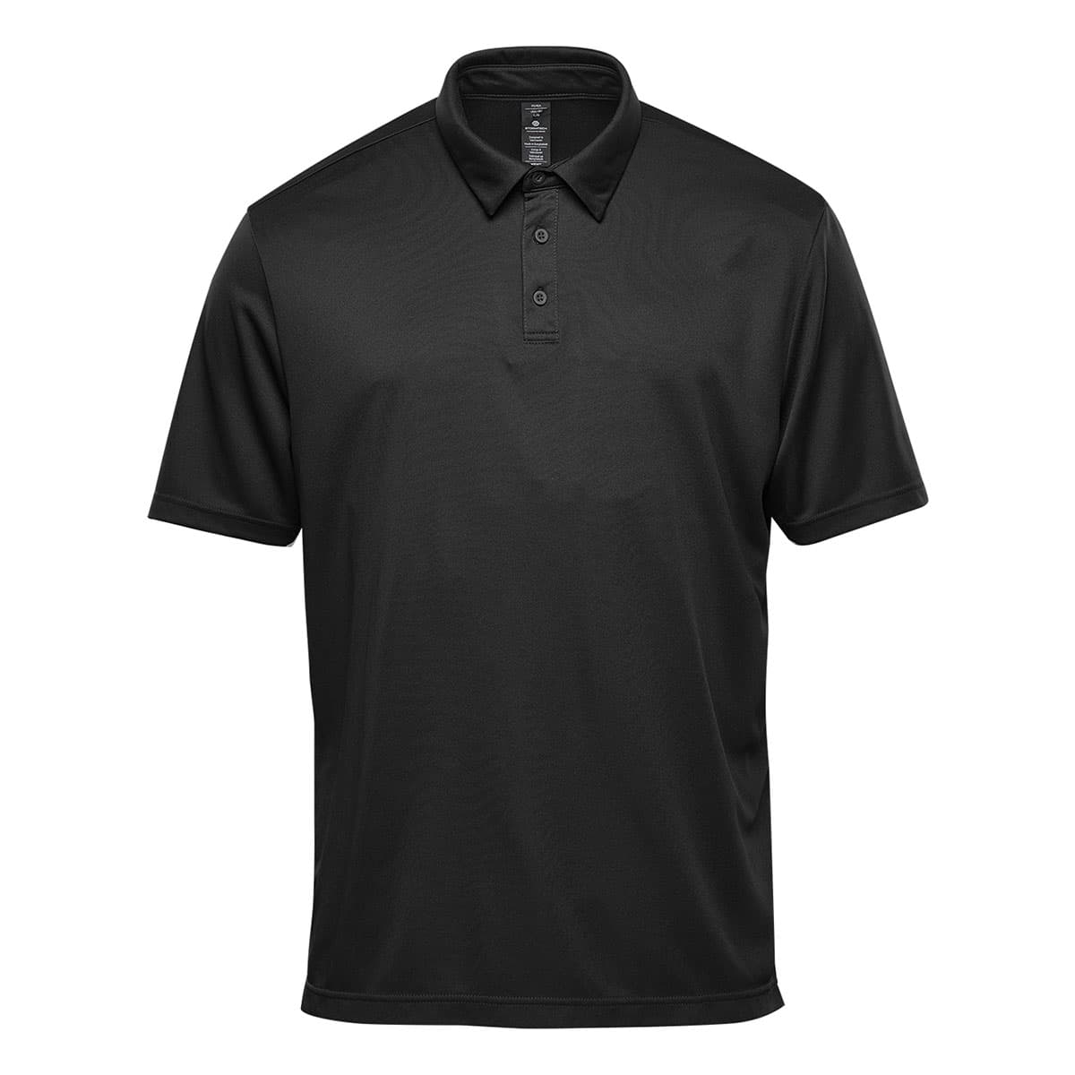 MENS TREELINE PERFORMANCE POLO — Black