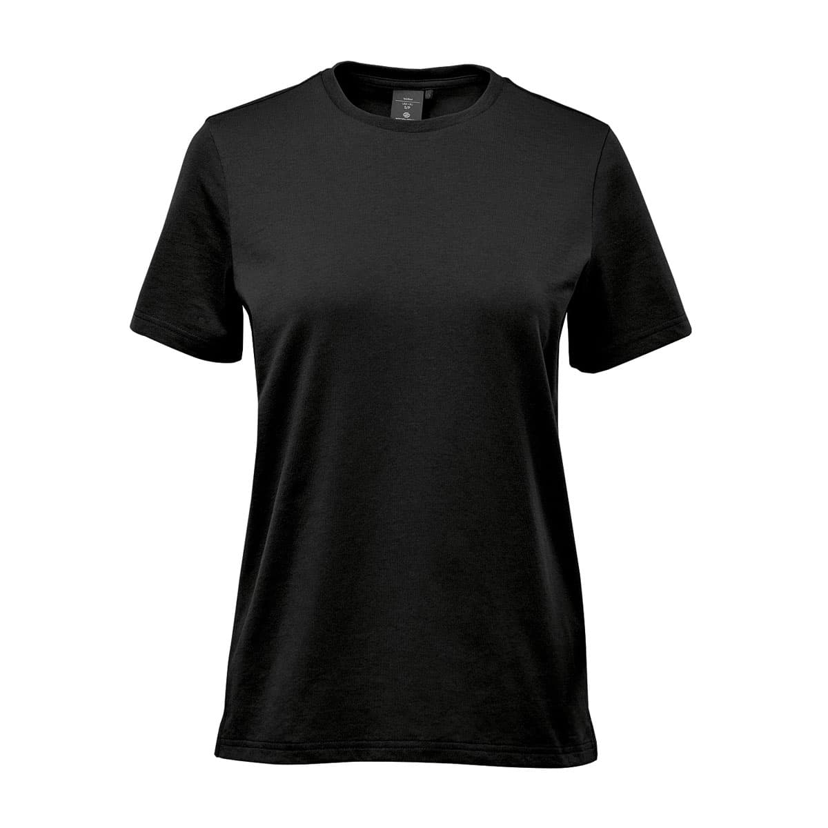 WOMENS OASIS S/S TEE BLACK-2XL — Black
