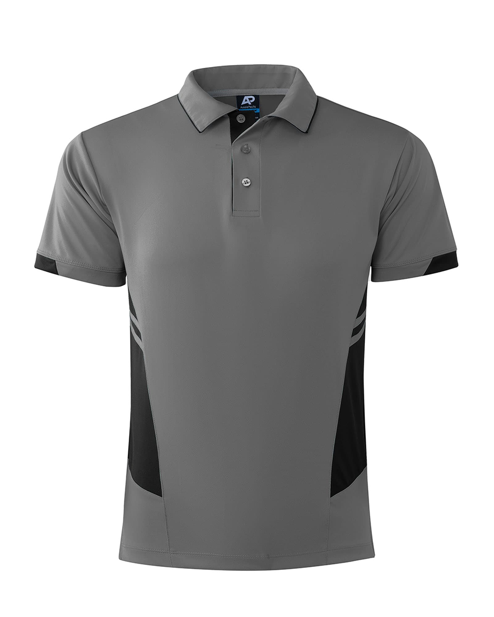 TASMAN MENS POLOS - 1311 — ASHE/BLACK