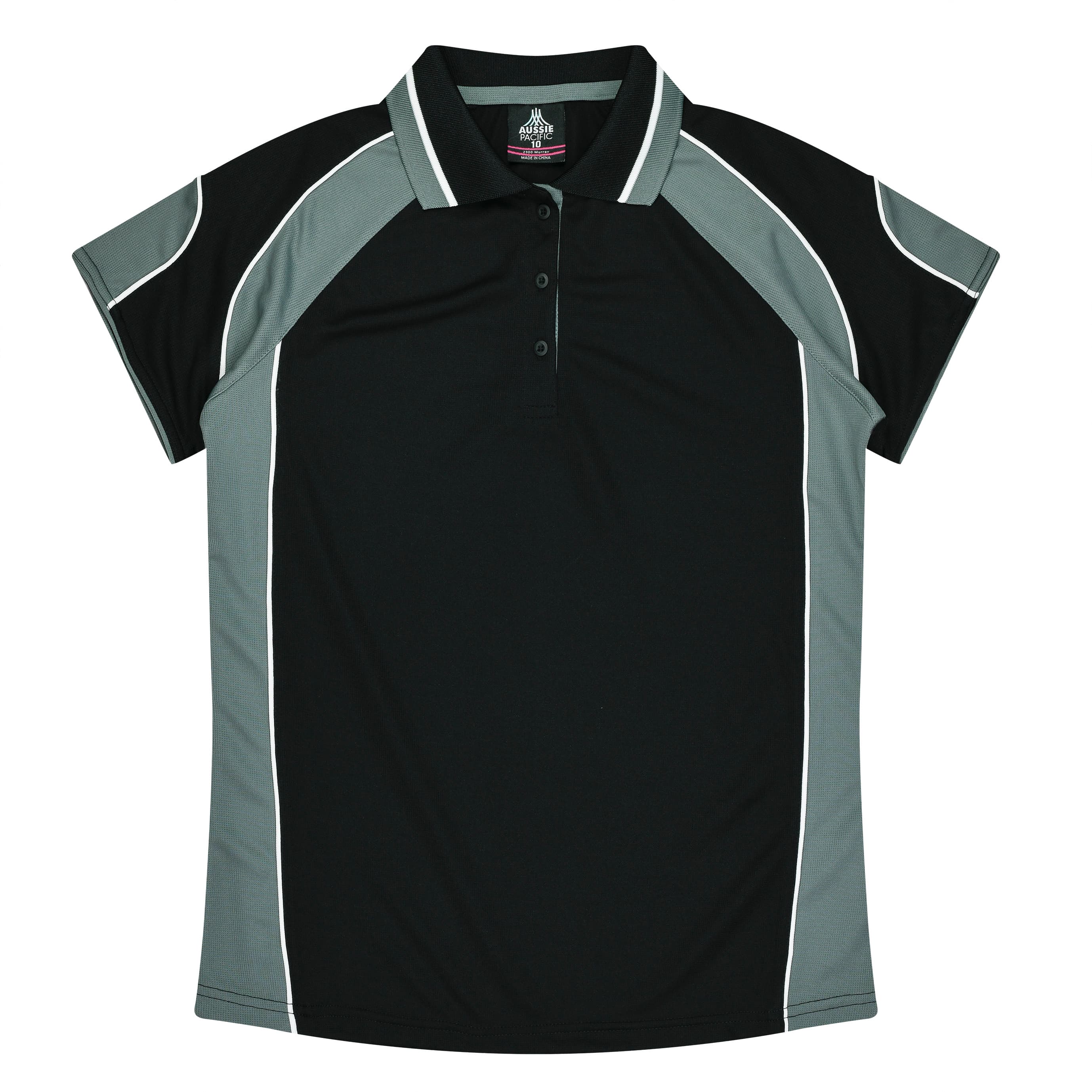 MURRAY LADY POLOS - 2300 — BLACK/ASHE