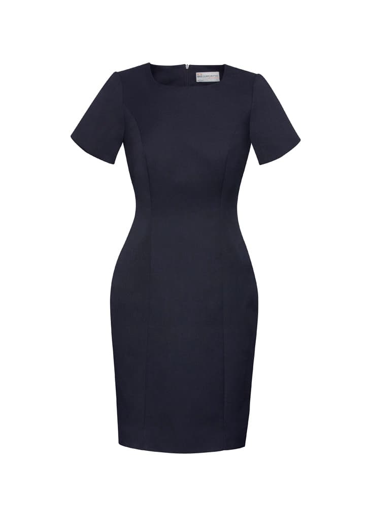 Biz Corporates Cool Stretch Womens Short Sleeve Shift Dress