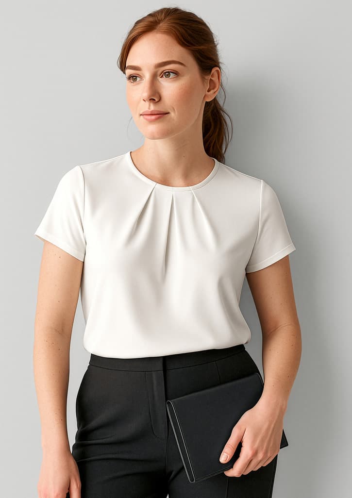 Biz Corporates Blaise Womens Short Sleeve Top