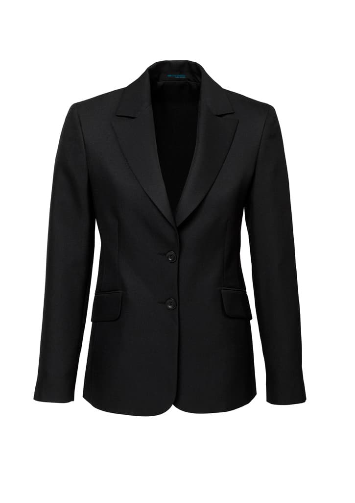 Cool Stretch Womens Longline Jacket — Black