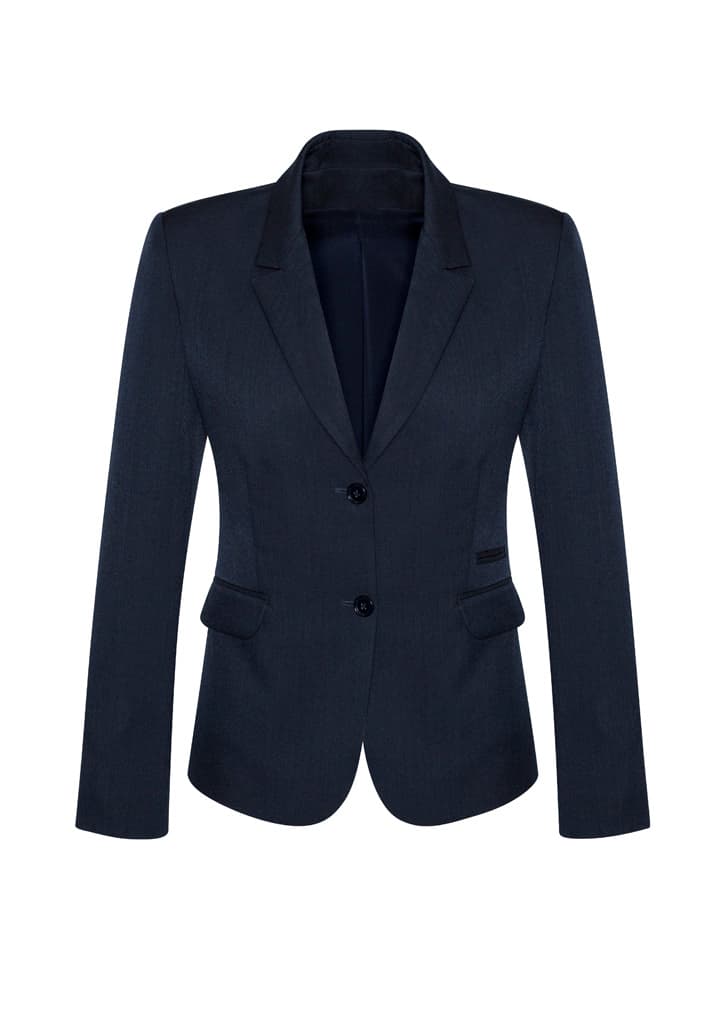 Biz Corporates Cool Stretch Womens 2 Button Mid Length Jacket