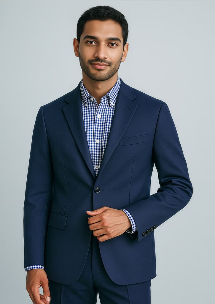 Biz Corporates Cool Stretch Mens 2 Button Classic Jacket