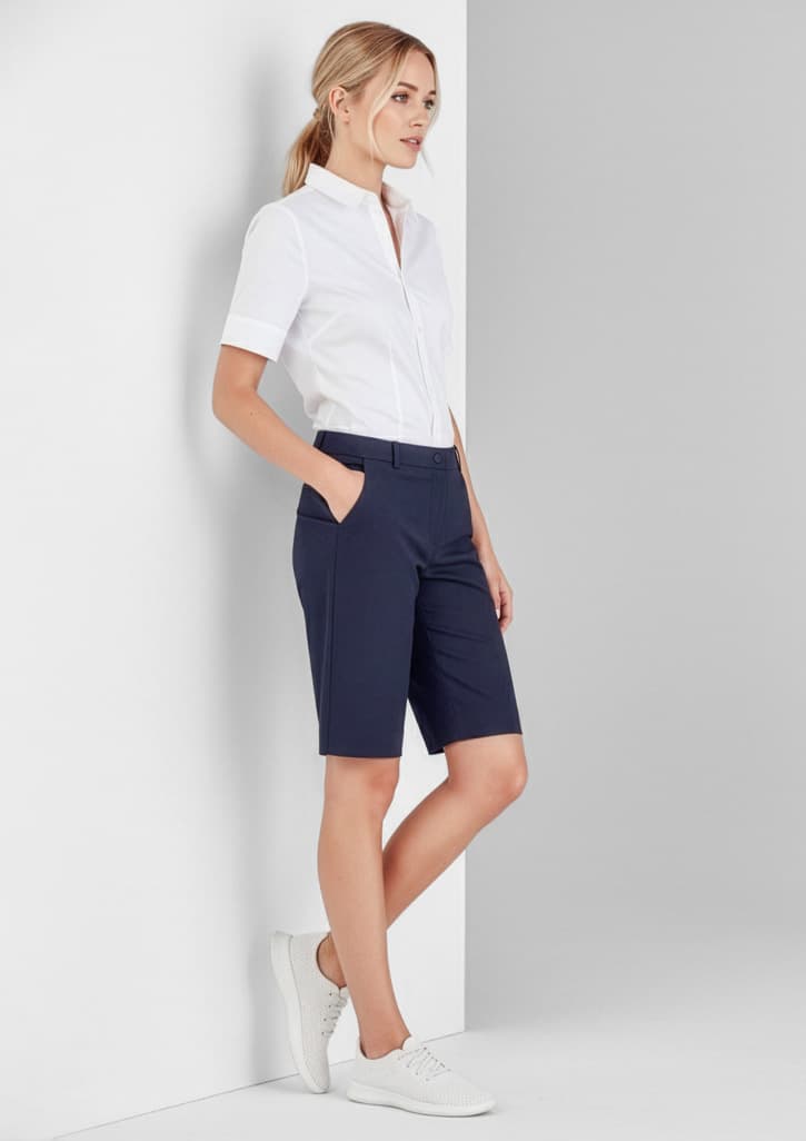 Biz Collection Comfort Waist Womens Cargo Short