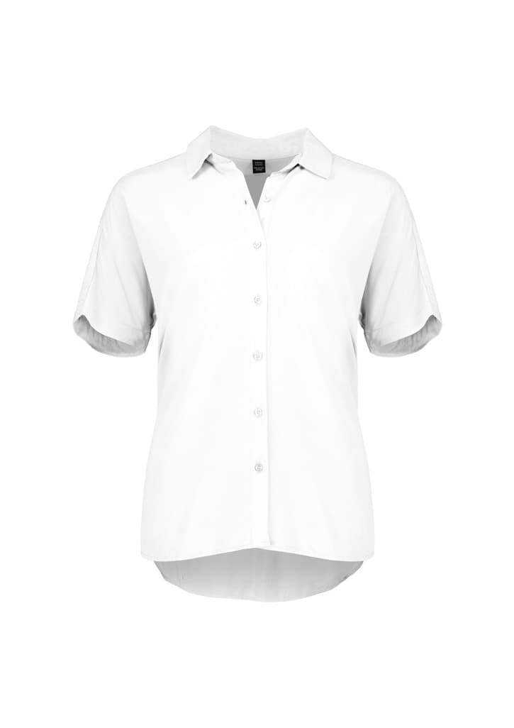 Biz Corporates Dahlia Womens Short Sleeve Blouse