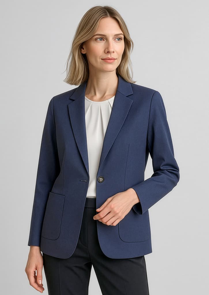 Arden Womens Blazer — Navy