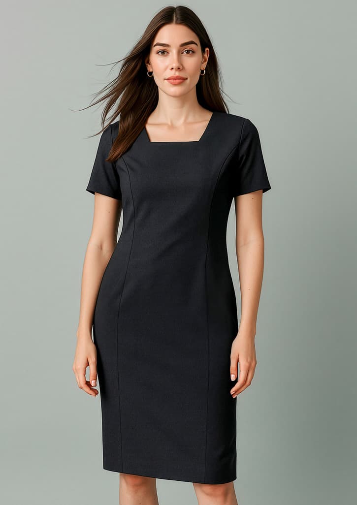 Biz Corporates Renew Womens Short Sleeve Dress